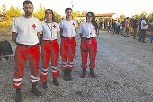 εθελοντές Σαμαρείτες στη Γέργερη