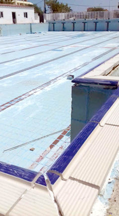  οι εργασίες ανακαίνισης στο κολυμβητήριο Ηρακλείου