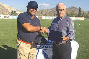 Ο κ. Παπαδάκης με τον κ. Καζανάκη