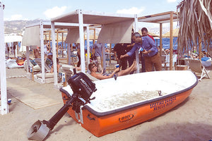 δράση με στόχο την ενημέρωση και ευαισθητοποίηση των λουομένων για την προστασία των ακτών και των θαλασσών, πραγματοποιήθηκε στην Αμμουδάρα