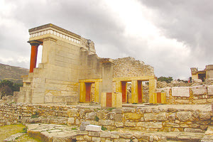 το ανάκτορο της Κνωσού