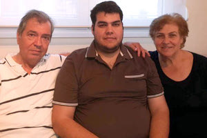 Ο Δ. Κούκλατζης με τους γονείς του