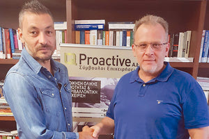 Ο Τριανταφύλλου με τον κ. Μπουνάκη