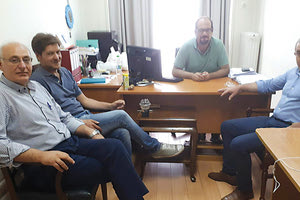 συνάντηση που πραγματοποίησε ο βουλευτής Ηρακλείου ΣΥΡΙΖΑ Σωκράτης Βαρδάκης, με τον δήμαρχο Βιάννου Παύλο Μπαριτάκη και συνεργάτες του Υπουργού Εσωτερικών για τη Βιάννο