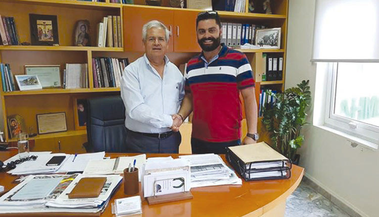 Με τον Μιχάλη Μιχαλάκη συναντήθηκε ο δήμαρχος κ. Μαμουλάκης