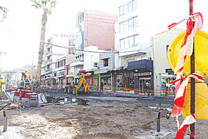 έργα στη λεωφόρο Δικαιοσύνης