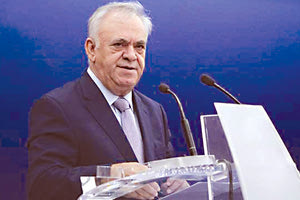 ο αντιπρόεδρος της κυβέρνησης και υπουργός Οικονομίας και Ανάπτυξης Γιάννης Δραγασάκης