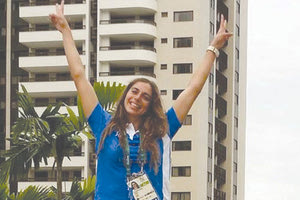 η Άννα Ντουντουνάκη στο Ευρωπαϊκο πρωταθλήμα κολύμβησης της Γλασκόβης.