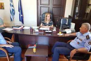 Από τη συνάντηση στην Αποκεντρωμένη Διοίκηση για την αντιπυρική προστασία