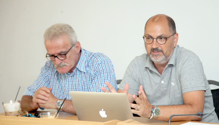 Για την διαδικτυακή πλατφόρμα μέσω της οποίας θα γίνεται η έκδοση του ηλεκτρονικού εισιτηρίου μίλησαν και οι Μανόλης Τζιρίτας, Μανόλης Γουρνιεζάκης