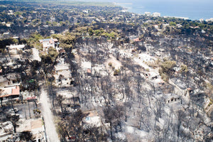 Το μέγεθος της καταστροφής μετά από τις πρόσφατες πυρκαγιές σε Αττική