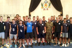 προπονητικό καμπ για αθλητές της Εθνικής ομάδας βόλεϊ Παίδων, στη Στρατιωτική Σχολή Ευελπίδων