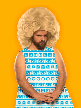 «Θεσμοφοριάζουσες»: ο πρωταγωνιστής της παράστασης Μάκης Παπαδημητρίου,ο οποιος νοσηλευτηκε σε κλινική στα Χανιά  με οξεία  γαστρεντερίτιδα