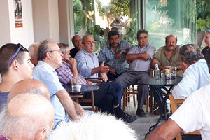 Ενημερωτικές συναντήσεις για τα προβλήματα που αντιμετωπίζουν αγρότες, κτηνοτρόφοι και συνεταιριστικές οργανώσεις στον Δήμο Βιάννου πραγματοποίησε ο βουλευτής ΣΥΡΙΖΑ Σωκράτης Βαρδάκης.