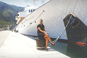 “Κάθε ταξίδι με την “Christina” είναι και μια εμπειρία ζωής” λέει η Αριστέα Βερεδάκη