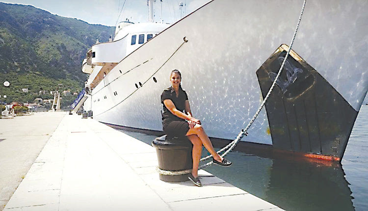 “Κάθε ταξίδι με την “Christina” είναι και μια εμπειρία ζωής” λέει η Αριστέα Βερεδάκη