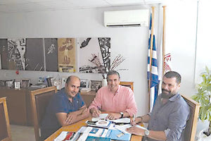 Υπογράφτηκε στον Δήμο Ηρακλείου σύμβαση συνεργασίας με την εταιρεία Costa Nostrum ΕΠΕ για την πιστοποίηση της δημοτικής παραλίας του Καρτερού - Ακτή ως αειφόρος παραλία Costa Nostrum – Sustainable Beach.