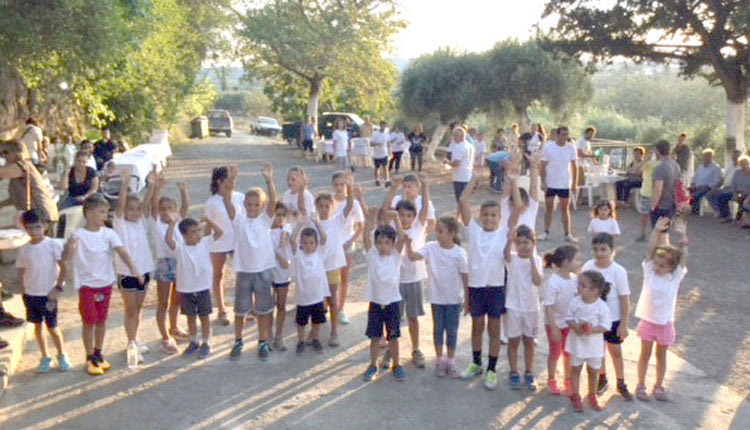 Αρκετά παιδιά συμμετείχαν στις τοπικές διαδρομές στον 10ο Αρκάδειο Δρόμο