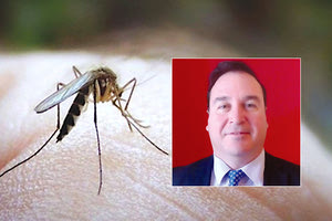 Το πρώτο κρούσμα του ιού του Δυτικού Νείλου  που εμφανίζεται φέτος στην Κρήτη ταυτοποίησε το Εργαστήριο Κλινικής Ιολογίας του Πανεπιστημιακού Νοσοκομείου Ηρακλείου. Ο διευθυντής του Εργαστηρίου, Καθηγητής Γιώργος Σουρβίνος.