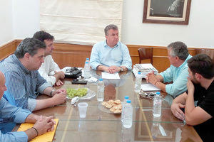 Από την επίσκεψη του Δωριέα στην Περιφέρεια