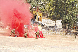 ΣΕΑΠ: Την άσκηση μετά στρατευμάτων παρακολούθησε ο αρχηγός.
