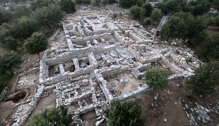 Η ανασκαφή στο ανακτορικό κέντρο της Ζωμίνθου στον Ψηλορείτη.