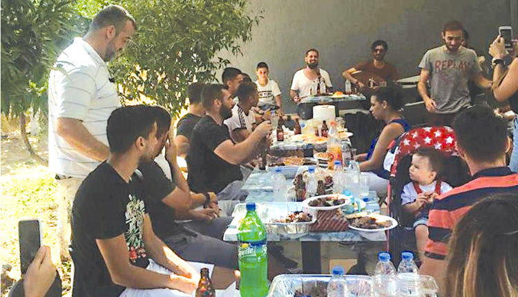 Ομορφες οικογενειακές στιγμές για τον ΟΦΗ στο Βαρδινογιάννειο αθλητικό κέντρο.