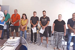 Στην διάρκεια της κλήρωσης των πρωταθλημάτων βόλεϊ της ΕΣΠΕΚ