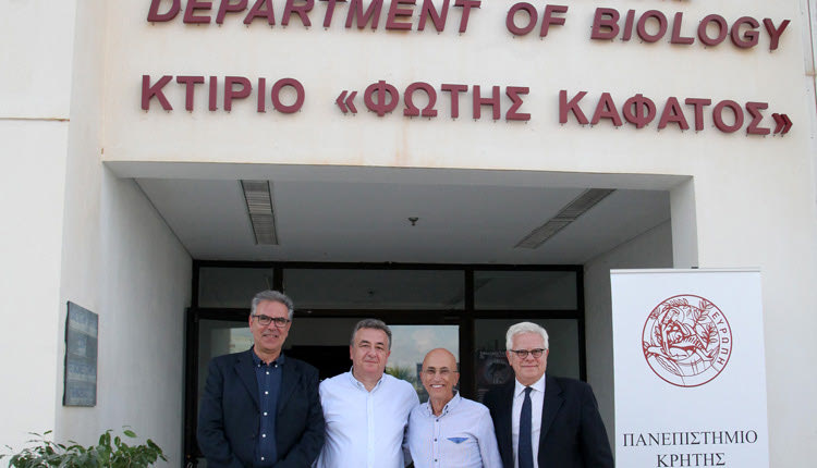 ονομασία του κτηρίου του Τμήματος Βιολογίας του Πανεπιστημίου Κρήτης σε «Φώτης Καφάτος»