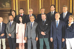 πρωτόκολλο συνεργασίας μεταξύ Βενετίας και Ηρακλείου, όπως επιβεβαίωσε ο δήμαρχος Βενετίας Λουίτζι Μπρουγκνάρο κατά τη διάρκεια του τρίτου “Φόρουμ των 1000 πόλεων”