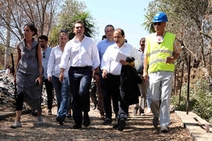 Στο Μάτι μετέβη 42 ημέρες μετά την τραγωδία, ο Αλέξης Τσίπρας