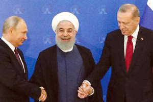 Πούτιν-Ερντογάν από τη συνάντηση στην Τεχεράνη