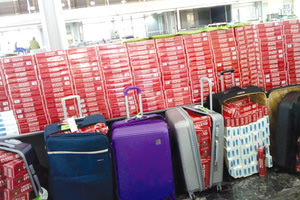 Αποκαλύφθηκε παράνομο φορτίο δεκάδων χιλιάδων παράνομων τσιγάρων και καπνού για ναργιλέ που διακινήθηκε μέσω Αιγύπτου με το καθεστώς "transit" των αποσκευών. 