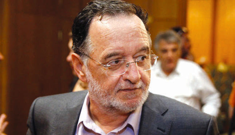 ο γραμματέας του Π.Σ. της Λαϊκής Ενότητας Παναγιώτης Λαφαζάνης.