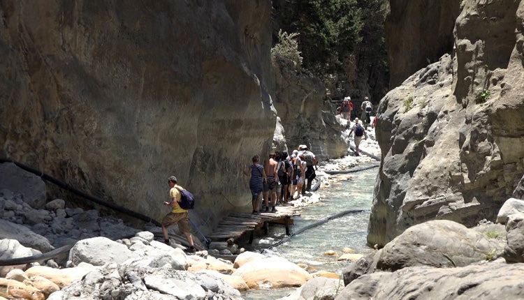 το φαράγγι της Σαμαριάς στα Χανιά