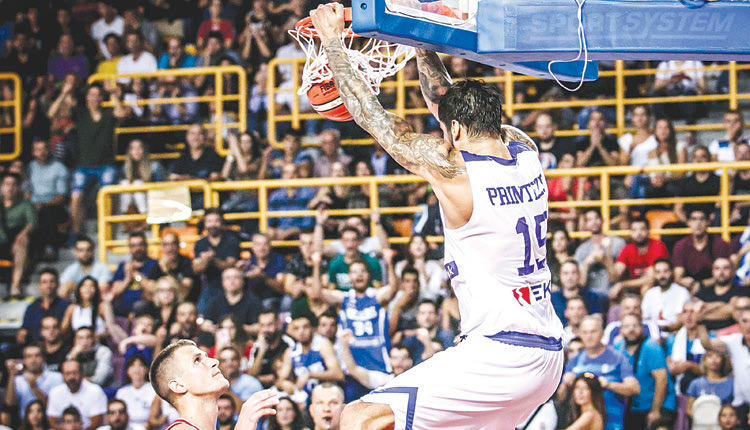 Εξαιρετικός ήταν στο χθεσινό ματς ο Γιώργος Πρίντεζη