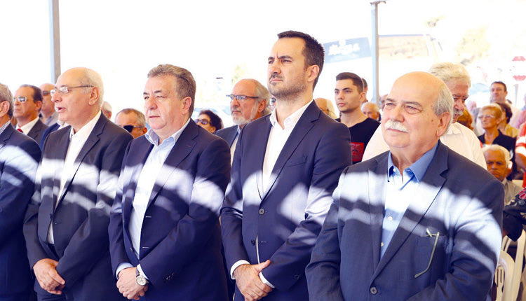 Χαρίτσης, Βούτσης και Αρναουτάκης στην εκδήλωση στο Σελί Αμιρών