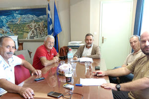 ο δήμαρχος Γιάννης Στεφανάκης συγκάλεσε έκτακτη σύσκεψη με τον υποδιευθυντή του ΕΛΓΑ