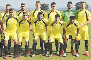 Ο Εργοτέλης όπως παρατάχθηκε στη Φλώρινα όπου πήρε την πρόκριση