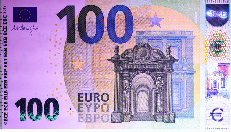 τα νέα χαρτονομίσματα των 100 ευρώ