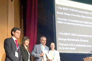 Διεθνή διάκριση για τις νέες, καινοτόμες τεχνικές που εφαρμοζει έλαβε στο πρόσφατο Πανευρωπαϊκό τριήμερο Συνέδριο Προσθετικής Οδοντιατρικής ο Ηρακλειώτης οδοντίατρος Γιώργος Μιχελινάκης.