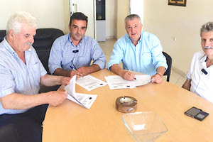 Ένα μεγάλο έργο που αφορά την αντικατάσταση τμημάτων των υφιστάμενων κεντρικών δικτύων ύδρευσης υπογράφηκε χθες στο Δήμο Μινώα.