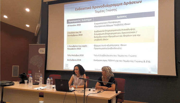 Η συνάντηση έγινε στο Πανεπιστήμιο Κρήτης