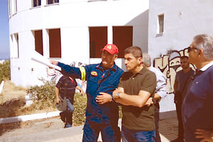 Στο σημείο βρέθηκε, μεταξύ άλλων, ο κ. Αυγενάκης