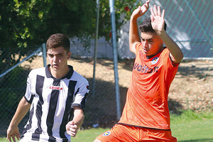 Φάση από το ματς της Κ17 του ΟΦΗ με τον Αστέρα