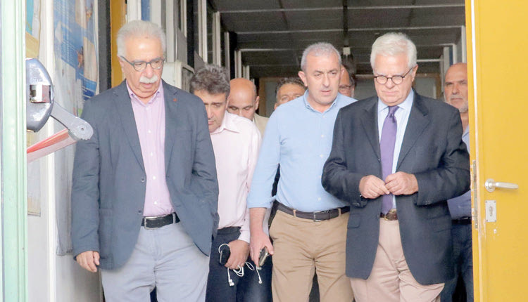 Επίσκεψη Γαβρογλου στο Πανεπιστήμιο