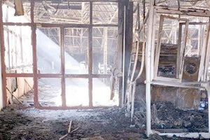 Αποκαρδιωτική η εικόνα στις καμένες εγκαταστάσεις