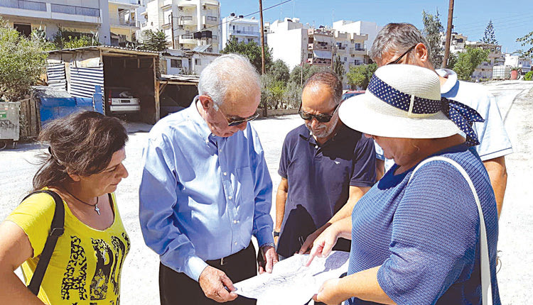 Στα έργα της Χρυσοπηγής ο δήμαρχος