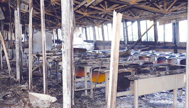 H Kαταστροφική πυρκαγιά στις εγκαταστάσεις του Πανεπιστημίου Κρήτης