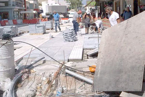 Καθυστερούν τα έργα στο κέντρο
